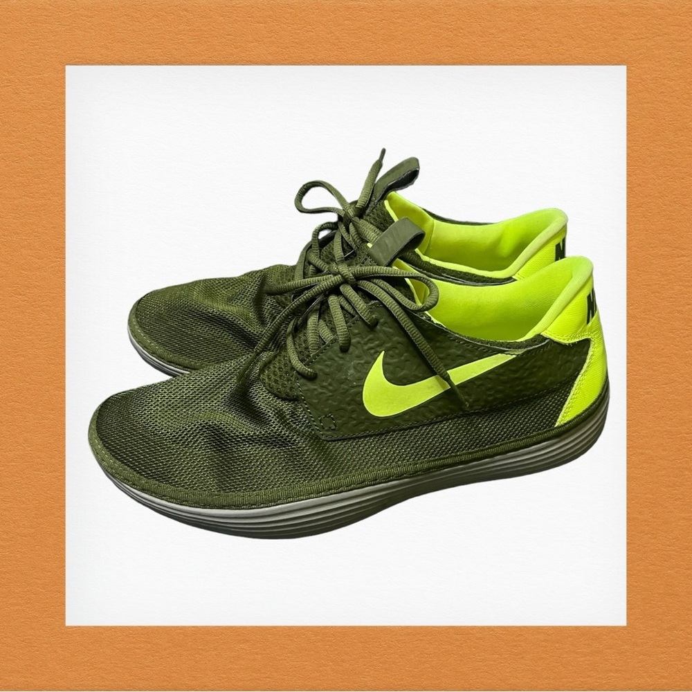 NIKE MENS SOLARSOFT MOCCASIN RUNNING SHOES SNEAKERS 👟